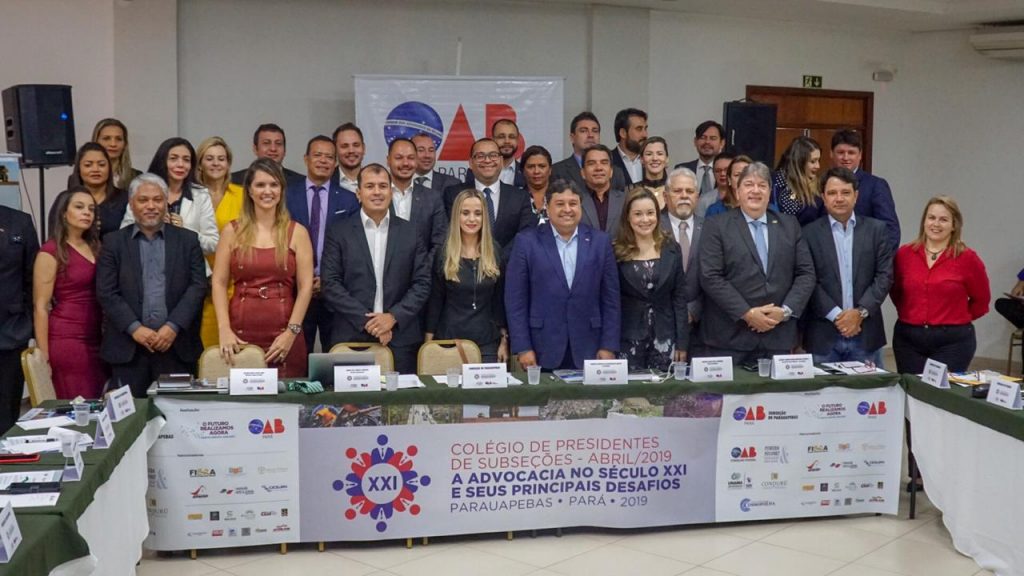 Presidente da Subseção da OAB de Santa Izabel participa do I Colégio de Presidentes de Subseções no triênio 2019-2021 ( OAB-PARÁ)