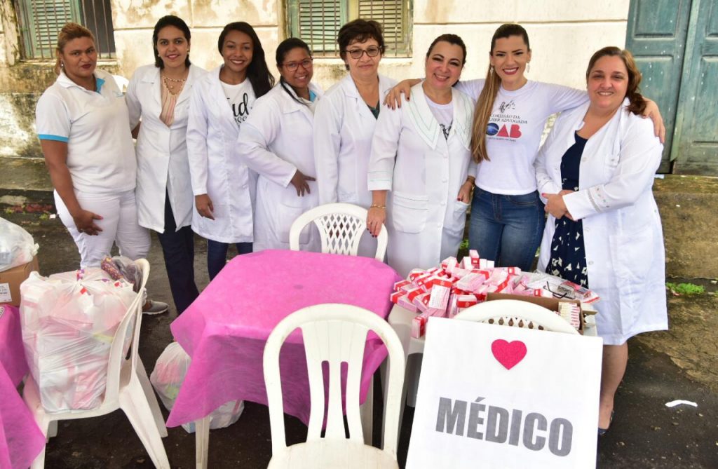 Ação Social em comemoração ao dia da mulher realizada pela subseção da OAB de Santa Isabel do Pará com o apoio da comissão da mulher advogada