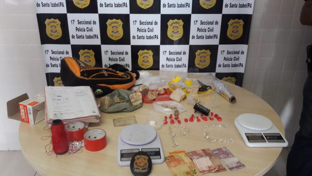 POLÍCIA CIVIL APREENDE GRANDE QUANTIDADE DE DROGA EM SANTA IZABEL DO PARÁ