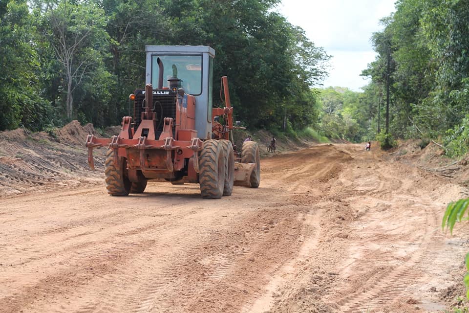 Manutenção do Ramal que dá acesso à comunidade Mocambo
