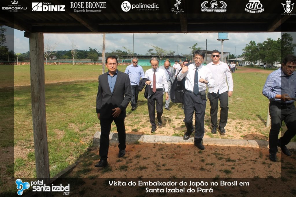 Visita do Embaixador do Japão no Brasil em Santa Izabel do Pará