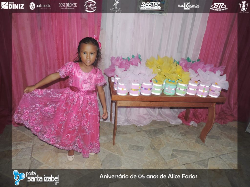 Aniversário de 05 anos de Alice Farias