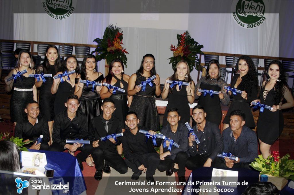 Cerimonial de Formatura da Primeira Turma de Jovens Aprendizes – Empresa Sococo – parte 01