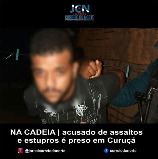 Assaltante e estuprador em Santa Izabel do Pará é preso em Curuçá