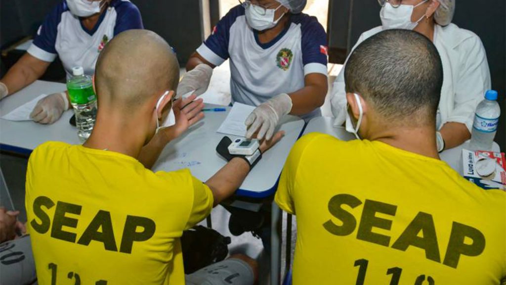 Sespa faz mutirão de saúde na cadeia de Americano