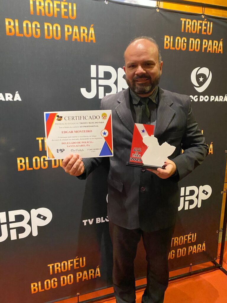 Delegado Edgar Monteiro é homenageado como Delegado Destaque Estadual de 2025